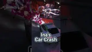 Ina Crashes Her Car in 3 Seconds, Flying IRyS and Herself into the Air! [Hololive | Ina Irys]