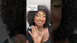 SUPER EZ Green eyeshadow tut #makeuptutorial #greeneyeshadow #eyeshadow #makeup #shorts