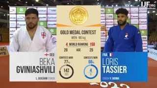 Beka Gviniashvili vs Loris Tassier | Final -90 Abu Dhabi Grand Slam 2022
