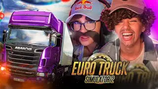 😱DIE POLIZEI H&Auml;LT MICH AN..?!🤬 EURO TRUCK SIMULATOR MIT SAM😂