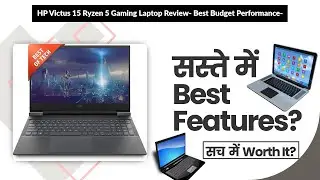 HP Victus 15 Ryzen 5 Gaming Laptop Review- Best Budget Performance- | Review in Hindi | Features