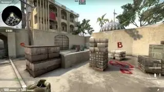 CS:GO Tip Series - Dust2 - B Site, Plateau / 2nd Box Smoke