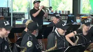 LAPD Ensemble Band @ Westwood Library - 6-26-2022 