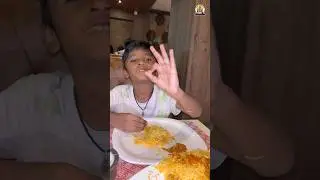 Eluru Famous Rambo Biriyani in Orange restaurant || #foodie #shorts #trendingshorts