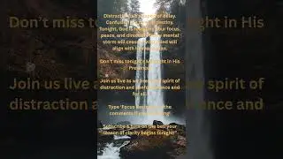 DISTRACTION IS OVER #midnightprayer #belifted #deliverance #propheticprayer #spiritualfocus #jesus