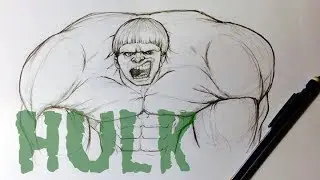 How to Draw the Hulk - Easy Things To Draw