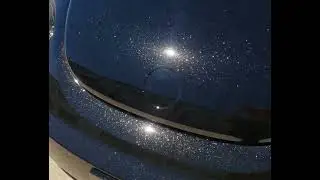 SILVER FLAKE ON BLACK VW BUG