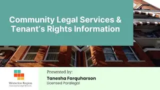 Community Legal Services & Tenant&rsquo;s Rights Information (2025)