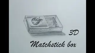 How to Make 3d Matchstick Box || step by step || Artistic girl Ayushi