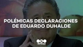 POLÉMICAS declaraciones de EDUARDO DUHALDE: el editorial de Rodolfo Barili - Telefe Noticias