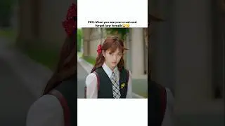 Crush spotted and brain shuts down🤭 | The Comic Bang Romantic Scene #shortsfeed #fy