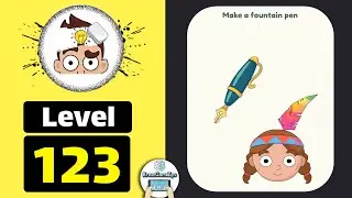 Dop 2 Level 123 Make a fountain pen Walkthrough