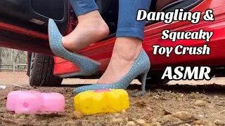 Satisfying Shoe Dangling & Squishy Toy Crush | Relaxing  Asmr