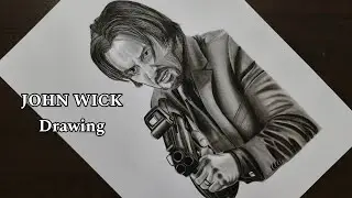 Drawing John wick | Realistic Drawing