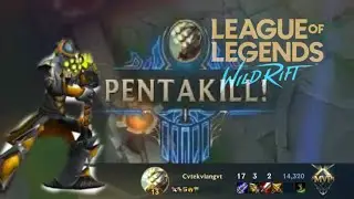 1 PentaKill 3 TripleKill 17/3/2 Master Yi Wildrift Gamplay I AJCraft PH