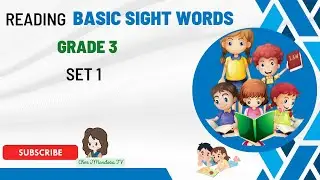 READING BASIC SIGHT WORDS║ GRADE 3║SET 1 ║ #elementary #readingchannel #practicemakesprogress