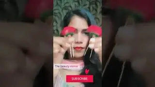 How to tuck flowers in open hair #shorts #ytshorts #hairstyle #flowers #rose #navratri