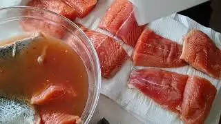 How to smoke Salmon at home. B, L&D cooking #188 # Smoked Salmon 