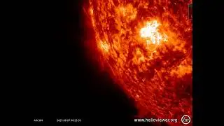 Plasma eruption form W limb of the Sun - 7.6.23