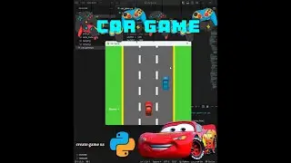 Create a Car Game Using Only Python #python #gameplay #coding #programmer #gamedevelopment #trending