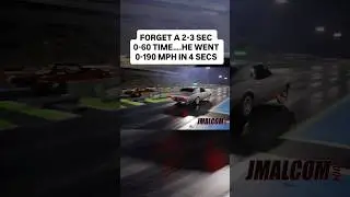 This car went 0-190 MPH in 4 secs&hellip;insane Hotrod