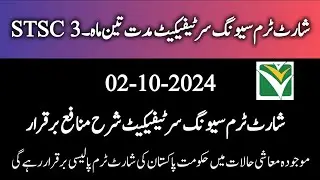 National Savings Profit Rates | Short Term Savings Certificates | STSC-3 | By Usman Azam