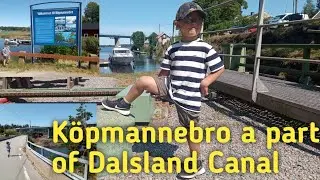 K&ouml;pmannebro a part of Dalsland Canal