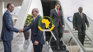 Pleasure as  African leaders land in Kigali to attend AU SUMMIT 2018