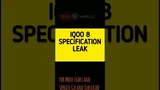 IQOO 8 SPECIFICATIONS LEAK BY DIGITAL CHAT STATION