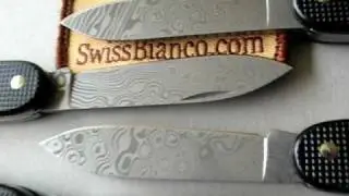 victorinox - swissbianco damascus swiss army knife 1