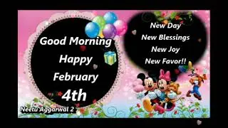 February 04,Happy Valentine's Day Month,Love Month,Beautiful Animated Good Morning,Wishes,Greetings