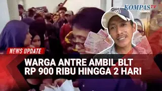 Antre 2 Hari, Warga Berjejalan di Kantor Pos Ambil BLT Kesra Rp 900 Ribu
