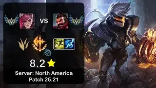 Vi Jungle vs Graves - NA Challenger - Patch 25.21