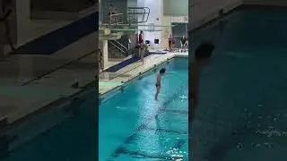 302C Reverse Somersault Tuck Junior Olympics Regional 5  Boys 12 -13 Springboard Diving 1 Meter