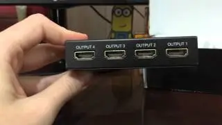 Unboxing - Splitter Distribuidor Divisor Hdmi 1x4 [PT]