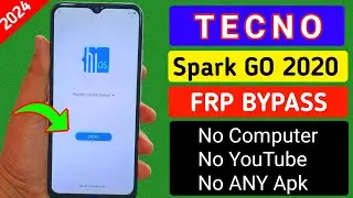 Tecno SPARK Go 2020 (KE5) FRP BYPASS 2023 (Without PC) New Trick) Android 10.11🔥🔥🔥