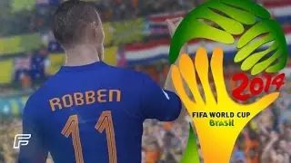 Arjen Robben - All 3 Goals In 2014 World Cup: Brazil (FIFA Remake)