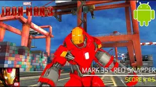 Iron Man 3: The Official Game - Mark 35 (Red Snapper) Suit Gameplay