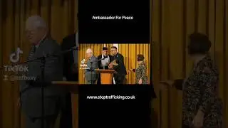 Dr Saf Buxy receives an Ambassador For Peace Award from The Universal Peace Federation.