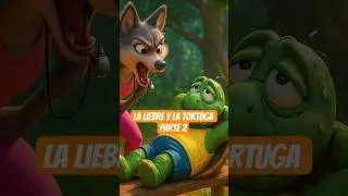 🐇 &ldquo;La Liebre y la Tortuga Parte 2🐢#shorts  #bedtimestories #cuentos #baby