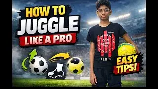 How to juggle a football like a pro |#football  #juggling #reels |