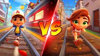 Subway Surfers VS Subway Cute Runner Gameplay 🔥 | Best Endless Running Game 2025 | TL PLAYZ