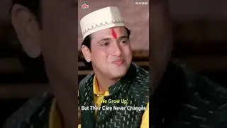 Govinda&rsquo;s Epic Reply to Kader Khan 😂 | Raja Babu Comedy Gold