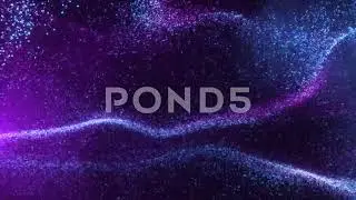 PREVIEW - (5K 60fps) Loop sequence - Colored particles in motion on a black background.