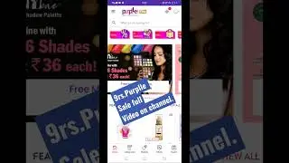 Purplle sale 9rs.#short # shortvideo.