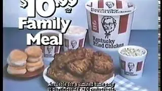 Kentucky Fried Chicken Family Meal 80s Commercial (1987)