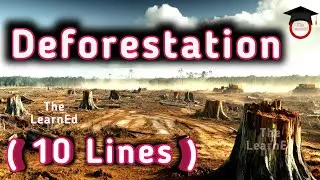 What is Deforestation? || 10 lines on Deforestation #deforestation