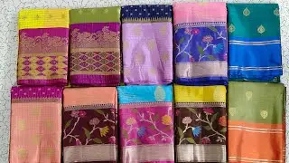 🛑LIVE / Banarasi soft silk and gubrea fancy sarees
