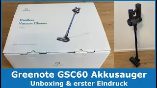 Greenote GSC60 Akku Staubsauger || Unboxing, Review und erster Eindruck
