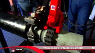 FASTORQ AutoTORQ Hydraulic Chain Pipe Wrench v&iacute;deo em Portugu&ecirc;s